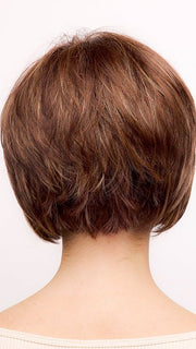 NELL by Rene of Paris in AUBURN-SUGAR-R | Rooted Dark Auburn with Medium Auburn Base with Dark Strawberry Blonde Highlights