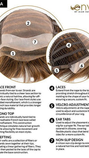 Cap Construction | Extended Lace Front | Mono Top | Wefted