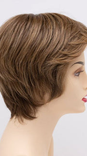 TOASTED SESAME | Medium Brown roots with overall Warm Cinnamon base and Wheat Blonde highlights