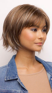 ICY-OAK-SR | Warm Medium Brown base with Golden Blond and White Gold Highlights and a Soft Shadowed Root Effect PPC MAIN IMAGE