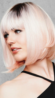 This pastel color trend is paired with a bob cut, making it classic yet edgy