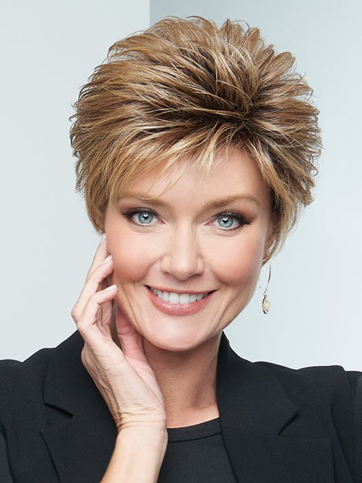 CANDID CAPTURE by Raquel Welch in RL14/22SS SHADED WHEAT | Dark Blonde Evenly Blended with Platinum Blonde with Dark Roots PPC MAIN IMAGE FB MAIN IMAGE