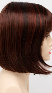 CHOCOLATE CHERRY | Dark Brown roots with overall Medium Brown base with Deep Red highlights