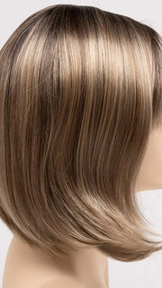 SAHARA BLONDE | Softer Dark Blonde with Light Golden Blonde, and features Chestnut Roots