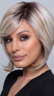 SINCERELY YOURS by Raquel Welch in RL19/23SS SHADED BISCUIT | Light Ash Blonde Evenly Blended with Cool Platinum Blonde with Dark Roots