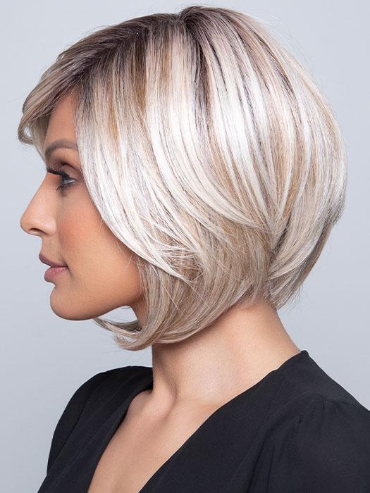 SINCERELY YOURS by Raquel Welch in RL19/23SS SHADED BISCUIT | Light Ash Blonde Evenly Blended with Cool Platinum Blonde with Dark Roots