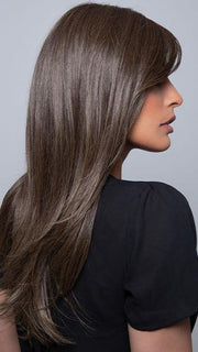 MESMERIZED by Raquel Welch in RL8/12SS ICED MOCHA | Medium Brown shaded with Dark Blonde