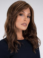 FS6/30/27 TOFFEE TRUFFLE | Brown, Medium Red-Gold, Medium Red-Gold Blonde Blend with Medium Red Gold Blonde Bold Highlights