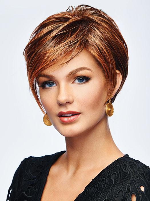 TAKE IT SHORT by Hairdo in R3025S+ GLAZED CINNAMON | Medium Reddish Brown with Ginger highlights PPC MAIN IMAGE FB MAIN IMAGE