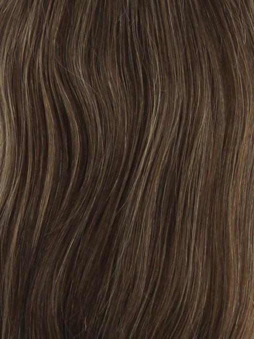 ROCKY-ROAD Medium Chestnut Brown Highlighted with Strawberry Blonde and Ash Blonde