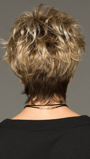 CREAMY TOFFEE R | Rooted Dark with Light Platinum Blonde and Light Honey Blonde evenly blended