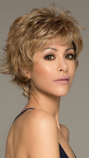 Noriko Mason has mixed layers with beveled ends build attitude into this style with a sophisticated "kick"