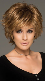 NORI by Noriko in COPPER GLAZE R | Dark Bronzed Brown with Red Gold highlights with Dark Brown roots