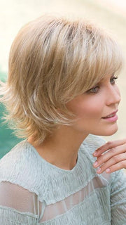 SKY by Noriko in CREAMY TOFFEE R | Rooted Dark Blonde  Evenly Blended with Light Platinum Blonde and Light Honey Blonde