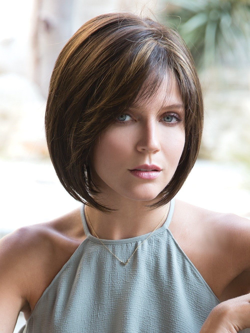 JOLIE by Noriko in Kahlua Blast | Medium Brown with Golden Blonde highlights on front and top PPC MAIN IMAGE