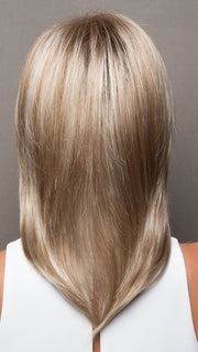 SUGAR CANE R | Rooted Platinum Blonde and Strawberry Blonde evenly blended base with Light Auburn highlight