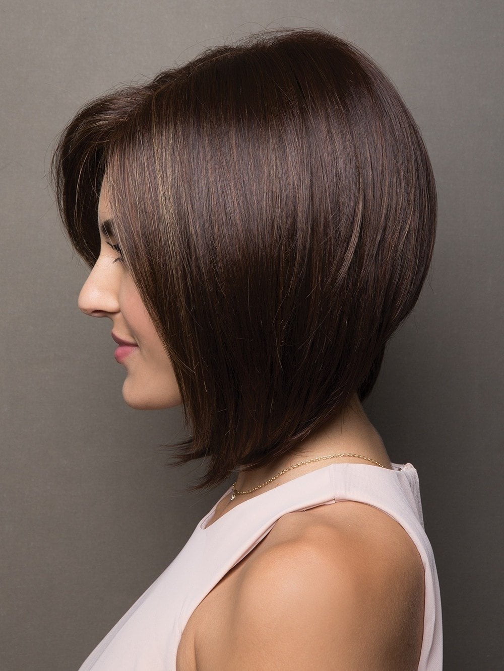 A beautiful bob style with softly razored long layers which gives this cut exceptional volume and movement