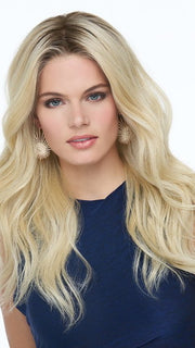 STATEMENT STYLE PETITE by Raquel Welch in RL613SS SHADED PLATINUM | Dark Brown roots with Warm Platinum Blonde PPC MAIN IMAGE FB MAIN IMAGE