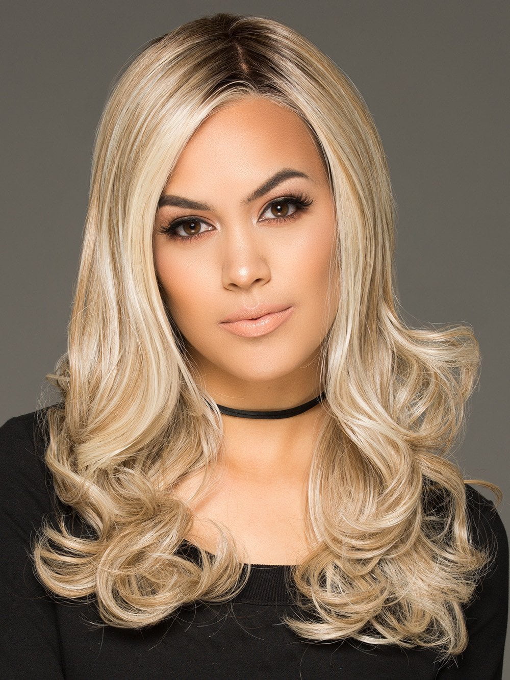 LIMELIGHT by Raquel Welch in RL19/23SS SHADED BISCUIT | Light Ash Blonde Evenly Blended with Cool Platinum Blonde with Dark Roots