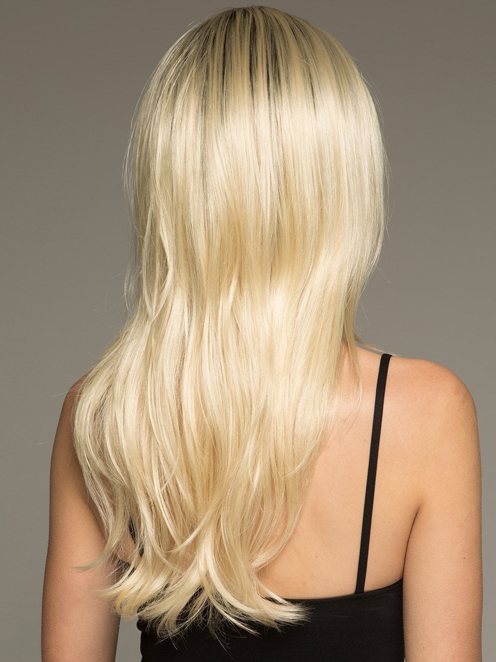 MILES OF STYLE by RAQUEL WELCH in SS613 SHADED PLATINUM | Light Dark Brown with Subtle Warm Highlights Roots