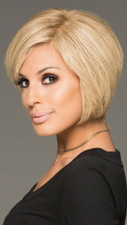 Looks are endless when you pair human hair with a monofilament top (This piece has been styled and straightened)