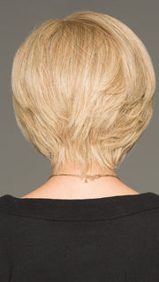 R1621S+ GLAZED SAND | Dark Natural Blonde with Cool Ash Blonde Highlights on Top (This piece has been styled and straightened)