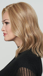 The monofilament top and lace front create a natural look