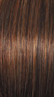R829S GLAZED HAZELNUT | Rich Medium Brown with Ginger Highlights on Top
