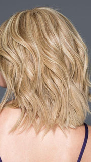 BEGUILE by RAQUEL WELCH in R1621S GLAZED SAND | Dark Natural Blonde with Cool Ash Blonde Highlights on Top