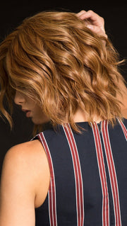 R3025S+ GLAZED CINNAMON | Medium Auburn with Ginger Blonde Highlights on Top