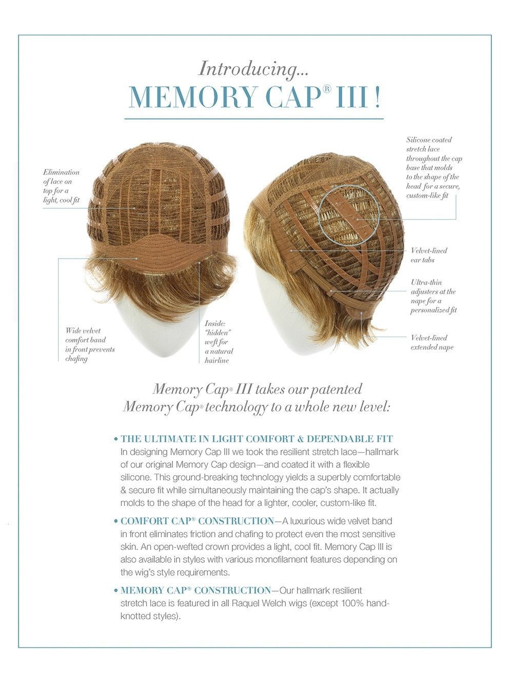 Memory Cap III with Lace Front and Monofilament Part