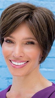 ON YOUR GAME by RAQUEL WELCH in RL10/12 SUNLIT CHESTNUT | Light Chestnut Brown Evenly Blended with Light Brown