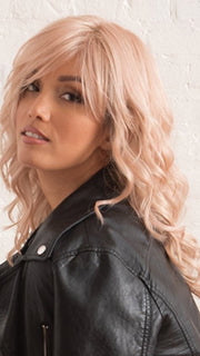 SMOKY-ROSE | Platinum Blonde and Soft Pink Blend