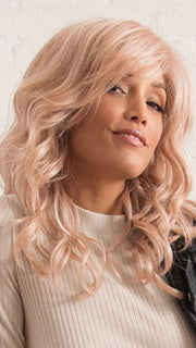 SMOKY-ROSE | Platinum Blonde and Soft Pink Blend