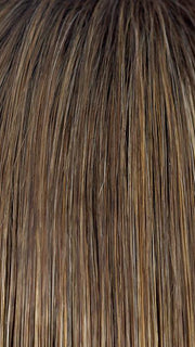 MOCHACCINO-R | Dark Roots with Light Brown base and Strawberry Blonde Highlights