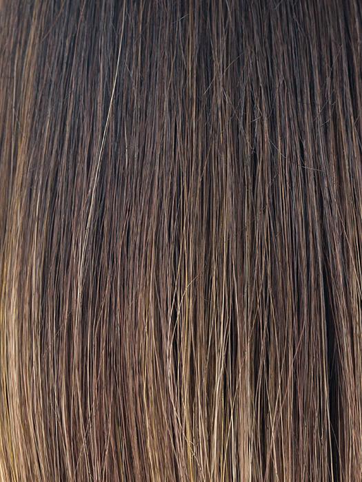 MARBLE-BROWN-LR | Dark Brown Long Roots with Medium Brown and Light Honey Brown