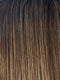 ICED-MOCHA-R | Rooted Dark Brown with Medium Brown Base Blended with Light Blonde Highlights