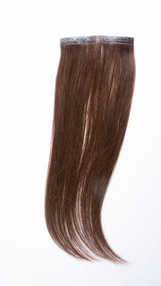 easiPieces 12" L x 4" W by easiHair in color 8 COCOA | Medium Brown