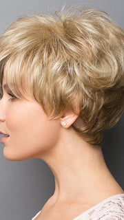 GIA by Rene of Paris in CREAMY-TOFFEE | Light Platinum Blonde and Light Honey Blonde evenly blended