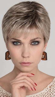 MIA MONO by ELLEN WILLE in SAND MULTI ROOTED | Lightest Brown and Medium Ash Blonde Blend with Light Brown Roots