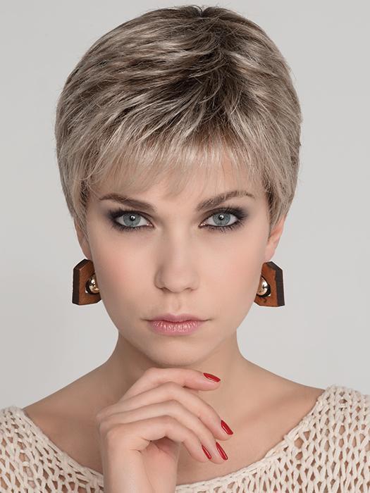 MIA MONO by ELLEN WILLE in SAND MULTI ROOTED | Lightest Brown and Medium Ash Blonde Blend with Light Brown Roots