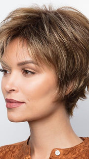 COCO by Rene of Paris in ICED-MOCHA | Medium Brown blended with Light Blonde highlights