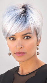 HEATHER by Rene of Paris in ILLUMINA-R | Dark Brownish purple rooted with silver