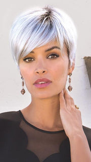 HEATHER by Rene of Paris in ILLUMINA-R | Dark Brownish purple rooted with silver