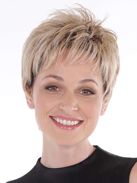 ENERGIA by BELLETRESS in BUTTERBEER-BLONDE | Cool Light Blonde, Light Ash Blonde, and Golden Blonde with Medium Brown Roots PPC MAIN IMAGE FB MAIN IMAGE