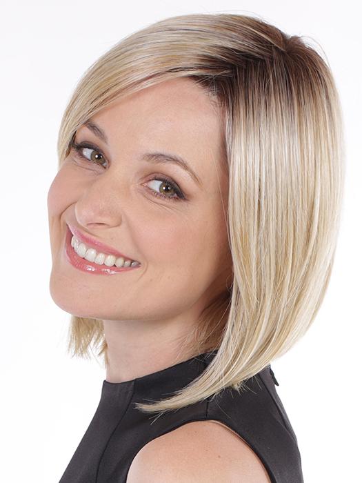 A beautifully layered bob with perfect wispy ends and precisely cut face-framing layers