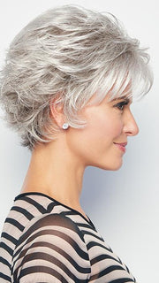 VOLTAGE by RAQUEL WELCH in RL51/61 ICED GRANITA | Lightest Grey Progresses to a Deep Grey at the Nape