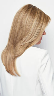 TOP BILLING by RAQUEL WELCH in RL10/22SS SHADED ICED CAPPUCCINO | Light Brown shaded with Medium Blonde