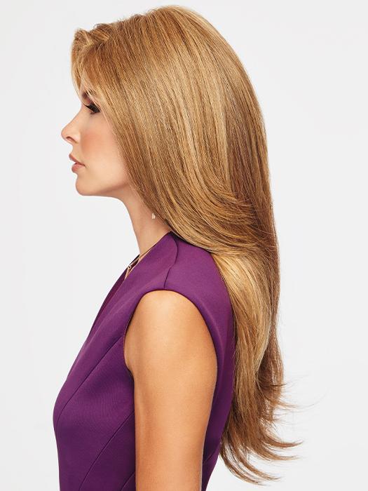 TOP BILLING by RAQUEL WELCH in RL29/33SS ICED PUMPKIN SPICE | Strawberry Blonde shaded with Dark Red-Brown
