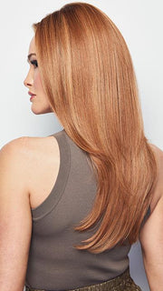 SCENE STEALER by RAQUEL WELCH in RL29/33SS ICED PUMPKIN SPICE | Strawberry Blonde shaded with Dark Red-Brown